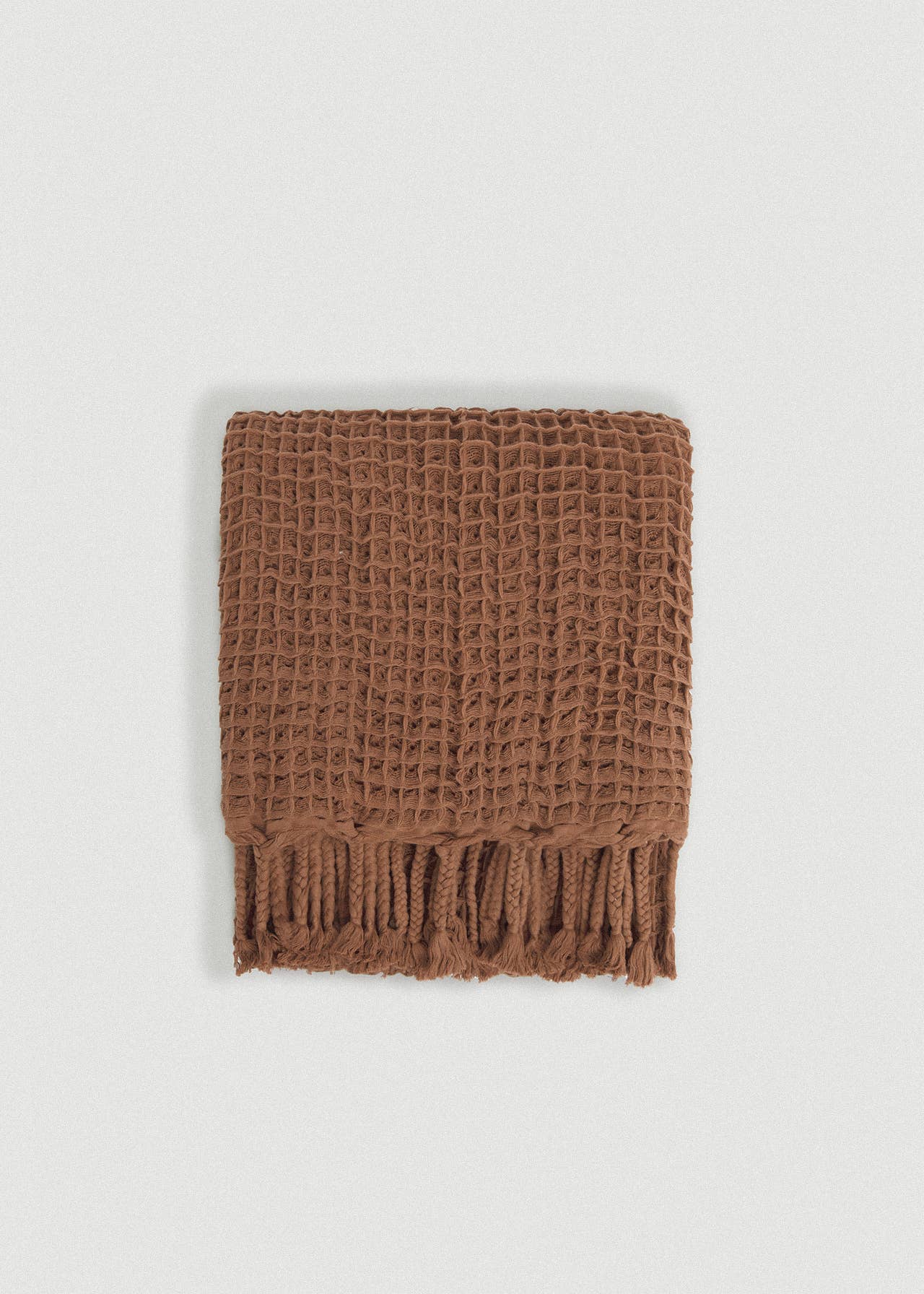 Brick Waffle Weave Throw Blanket 50 x 70 in