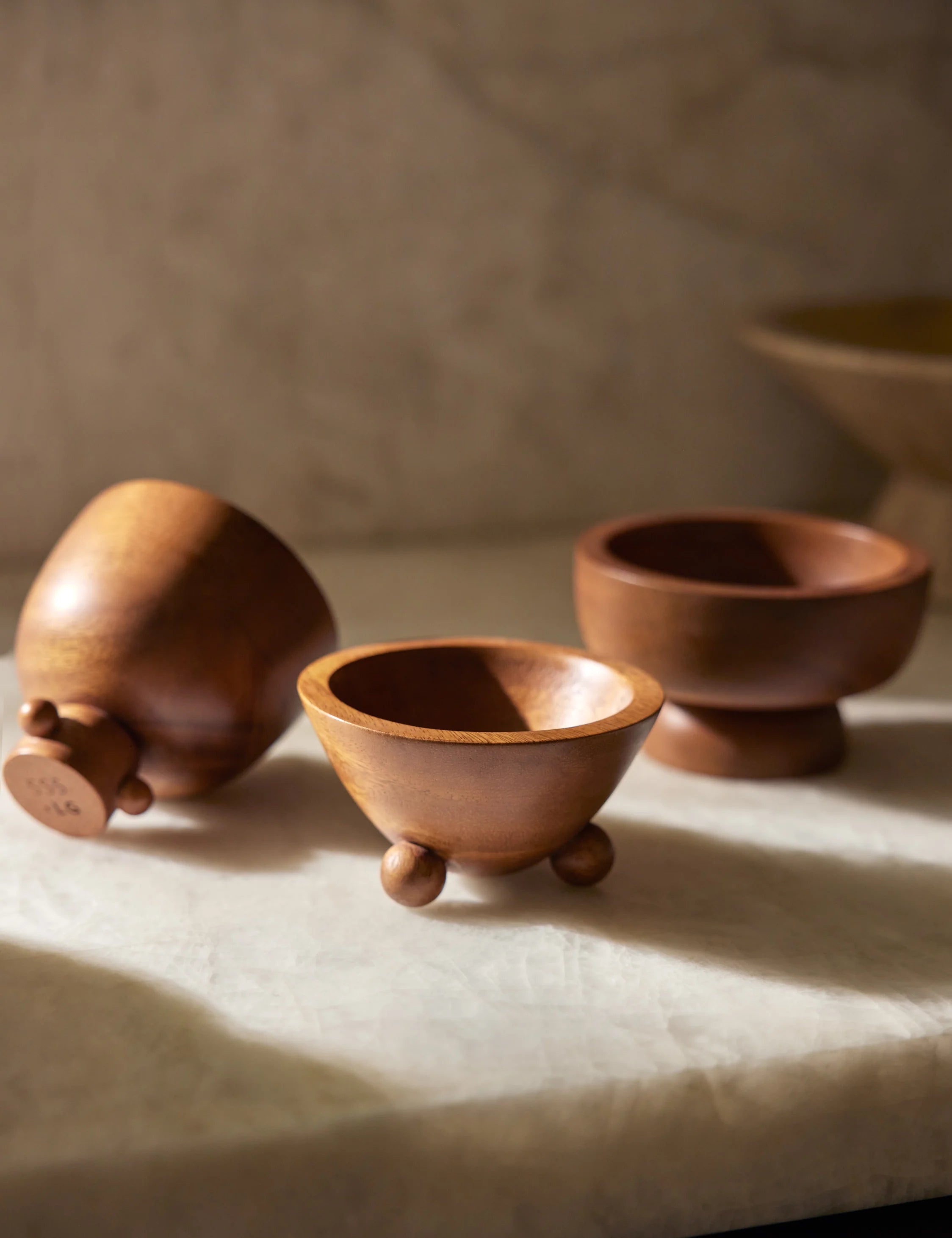 Mini Wooden Bowls