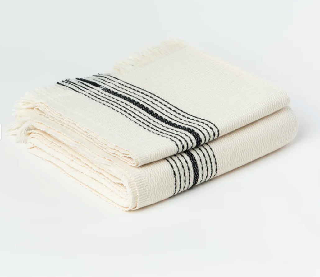 Zebrine Turkish Cotton Bath Towels