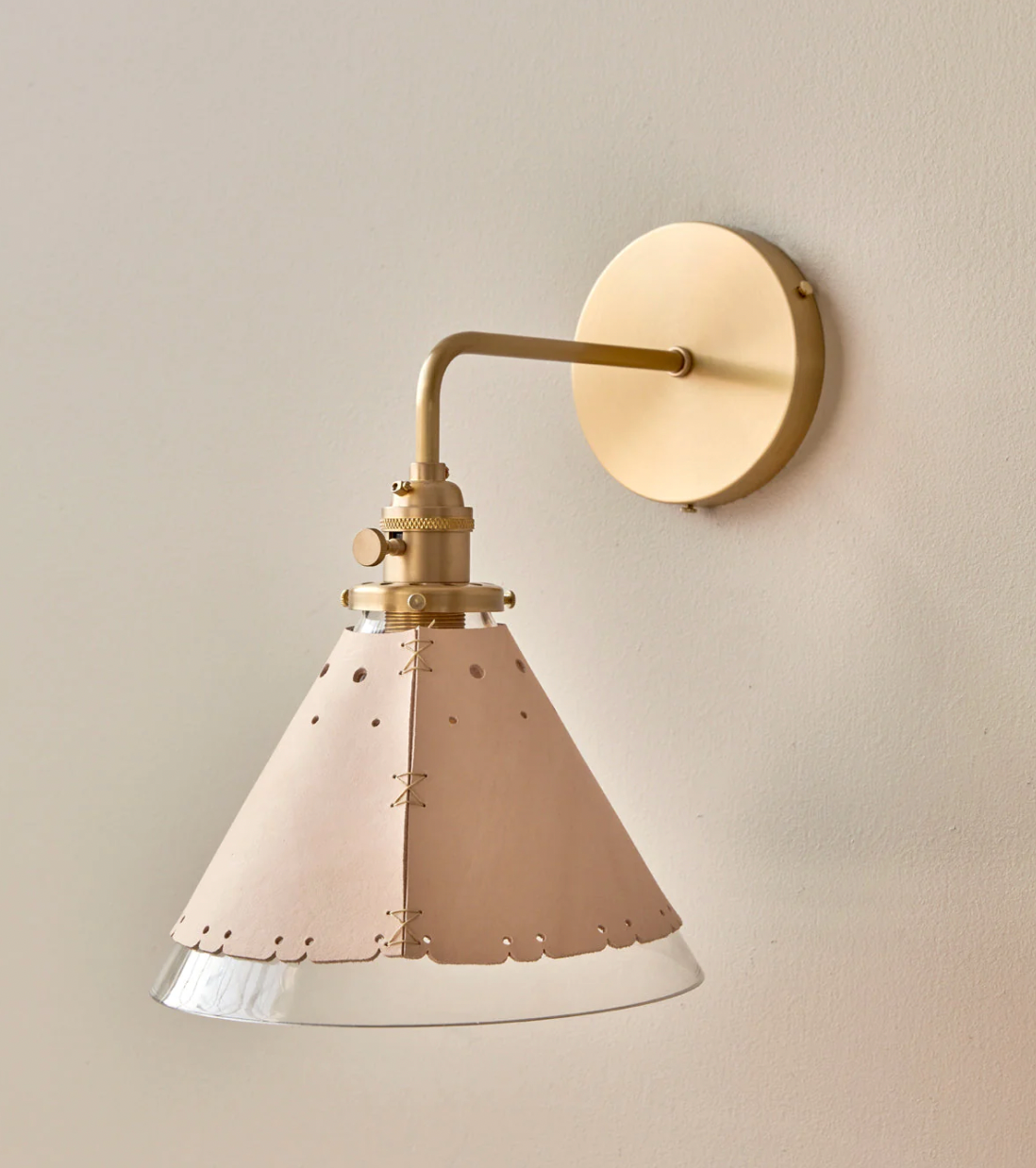 Stella Sconce in Natural Tan