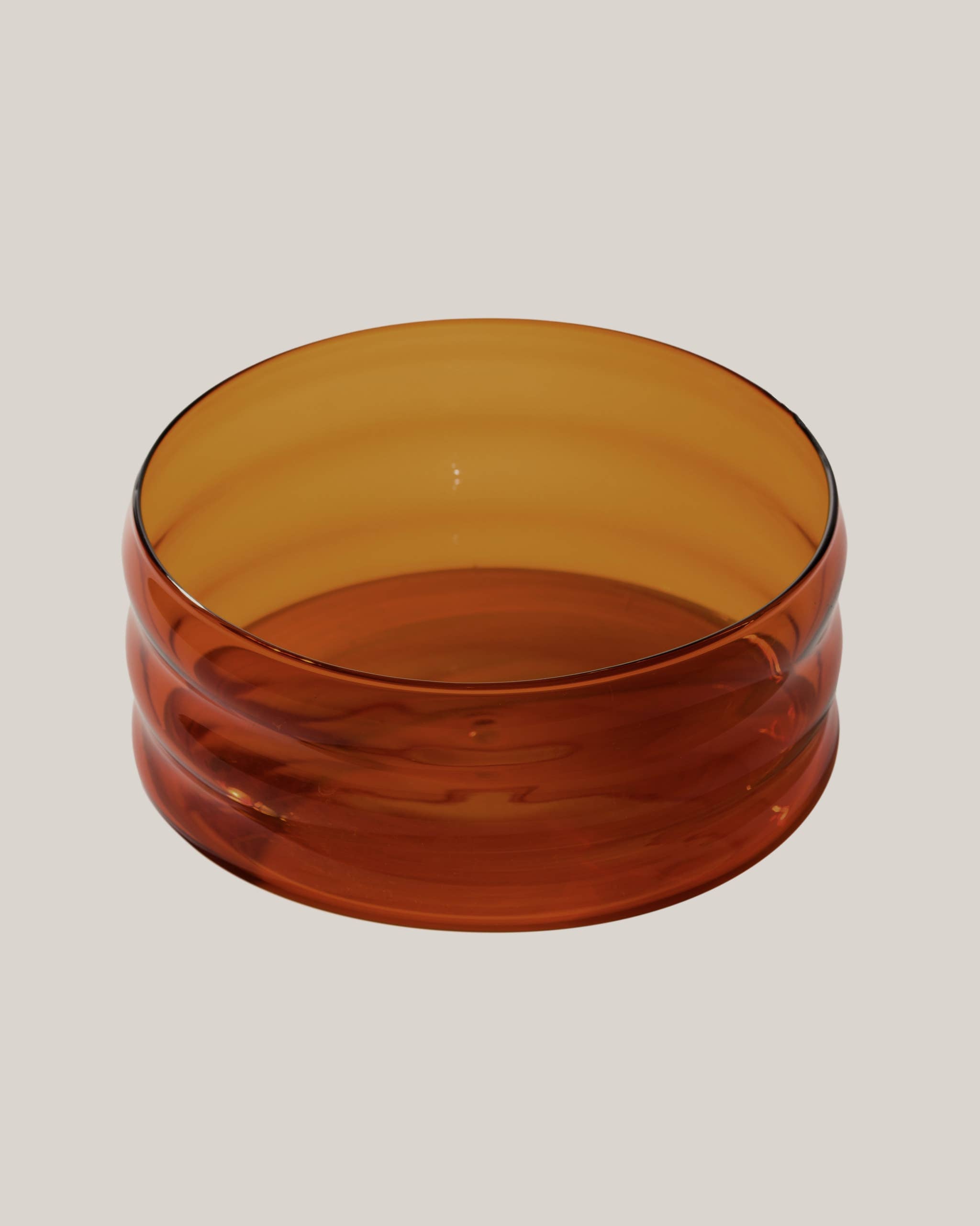 Small Ripple Bowl, Amber by Sophie Lou Jacobsen