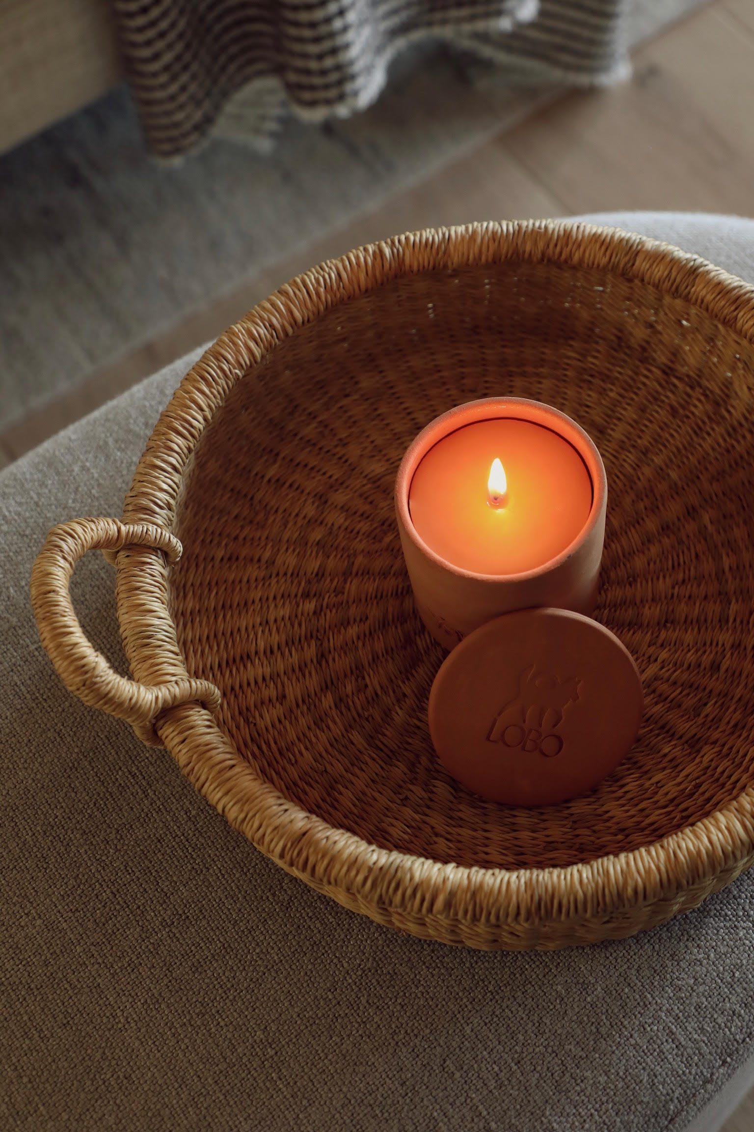 LOBO Haus Vespera Candle in Beeswax