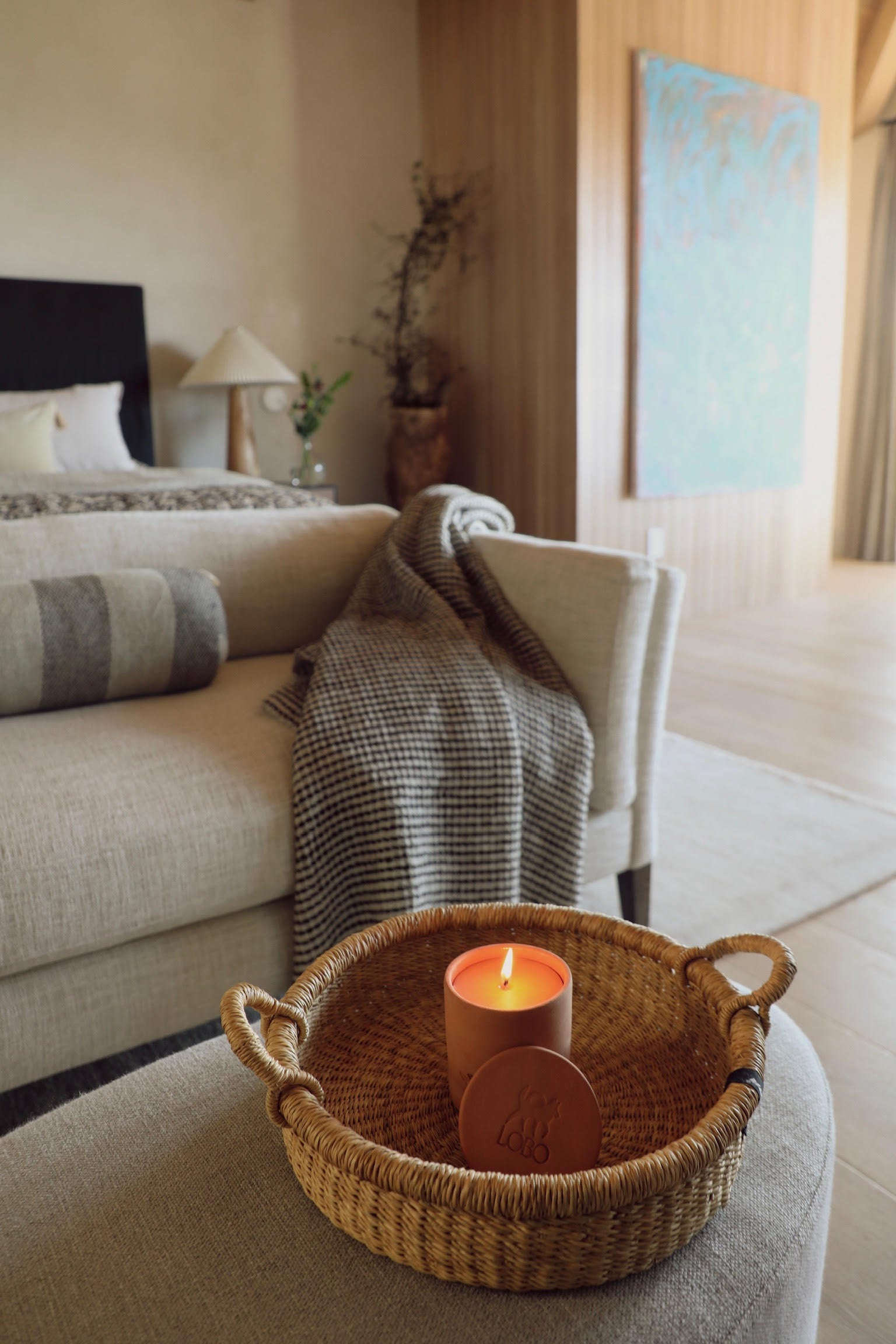 LOBO Haus Vespera Candle in Beeswax